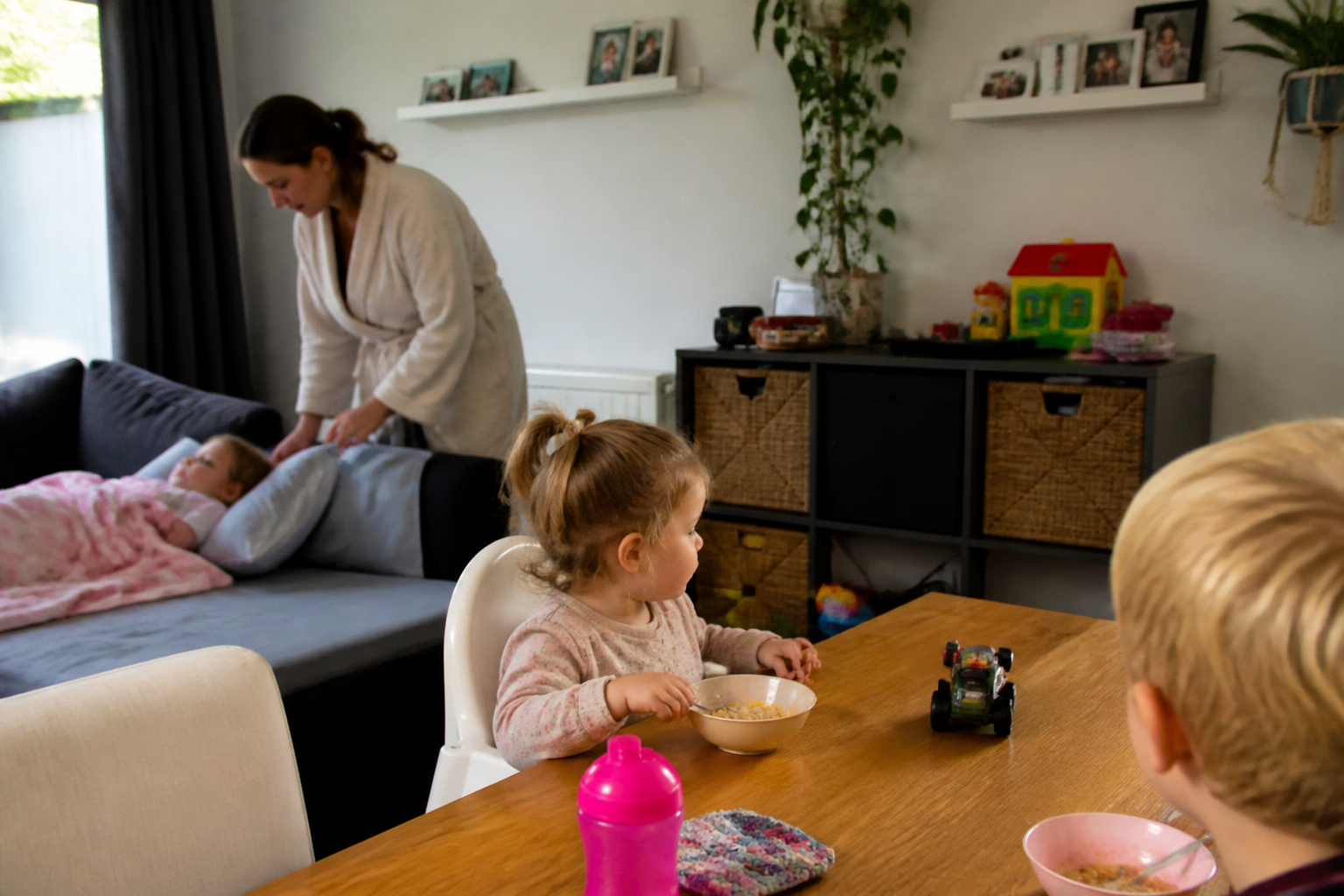 Ochtendroutine jonge moeders